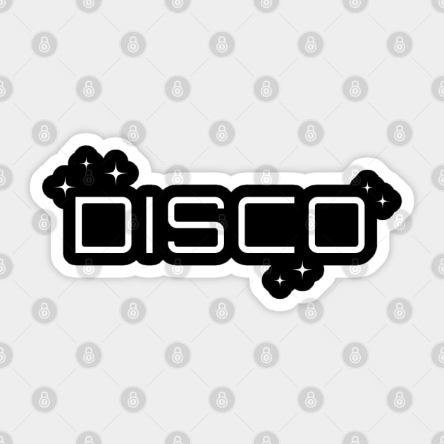 DISCO Inspired t-shirt Mirror Universe Sticker by bkls